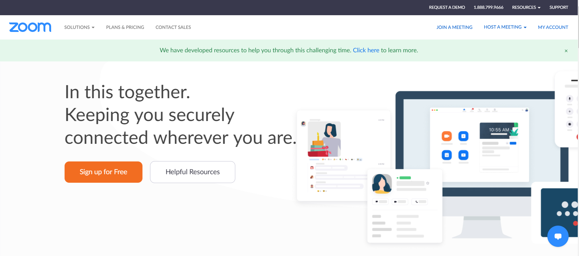 Zoom video conferencing tool for managers