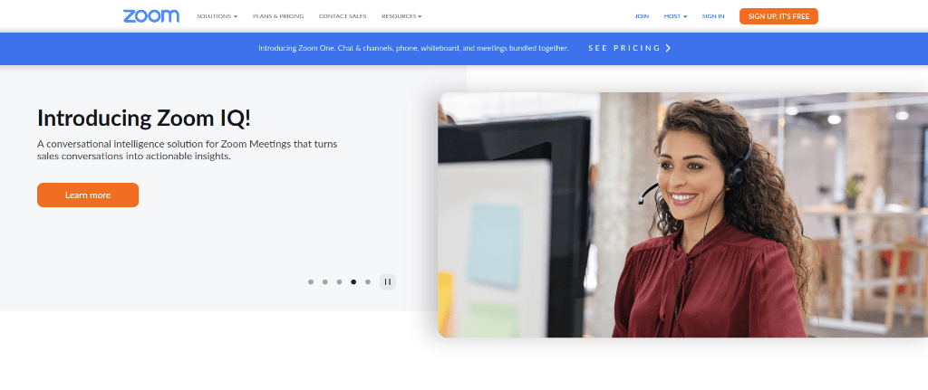 Zoom Video conferencing and Meeting App